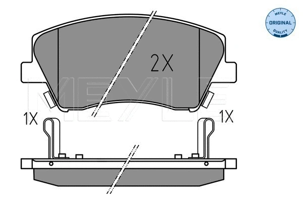 Brake Pad Set, disc brake (025 225 1817)
