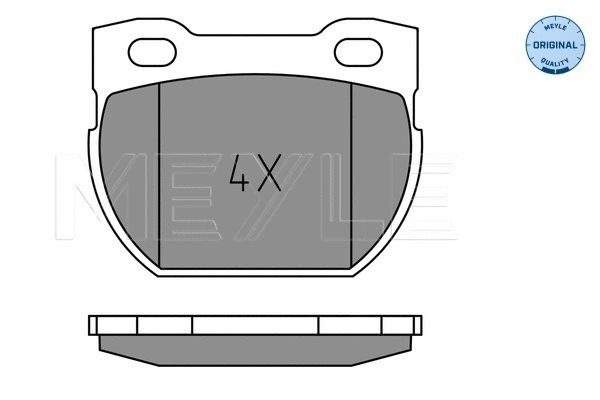 Brake Pad Set, disc brake (025 234 7115)