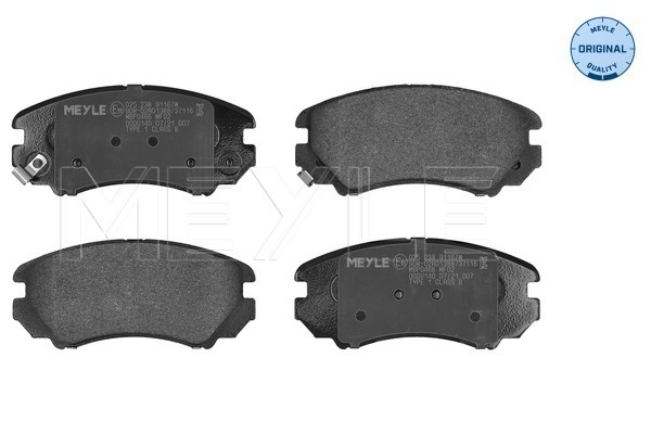 Brake Pad Set, disc brake (025 238 9116/W)