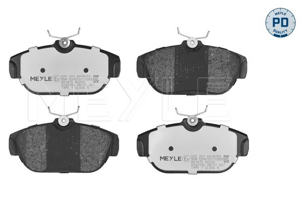 Brake Pad Set, disc brake (025 201 6418/PD)
