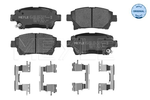 Brake Pad Set, disc brake (025 235 1015/W)