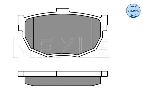 Brake Pad Set, disc brake (025 215 5314/W)