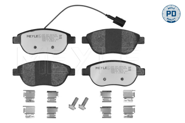 Brake Pad Set, disc brake (025 237 0919/PD)
