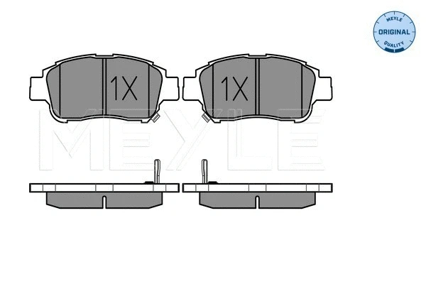 Brake Pad Set, disc brake (025 233 4816/W)
