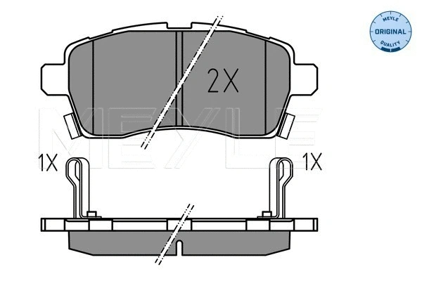 Brake Pad Set, disc brake (025 228 5015)