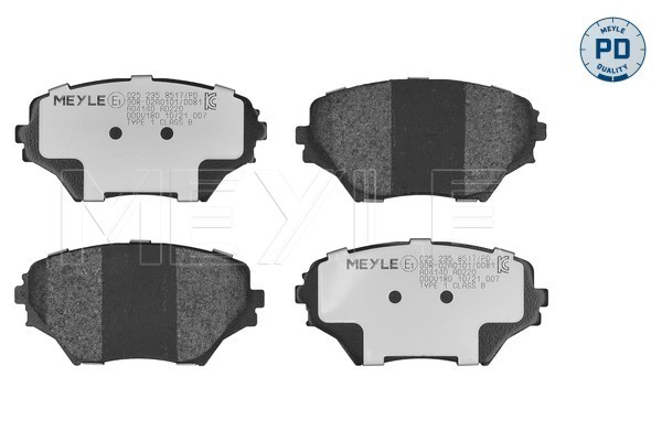 Brake Pad Set, disc brake (025 235 8517/PD)