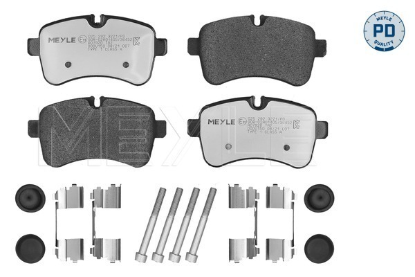 Brake Pad Set, disc brake (025 292 3221/PD)