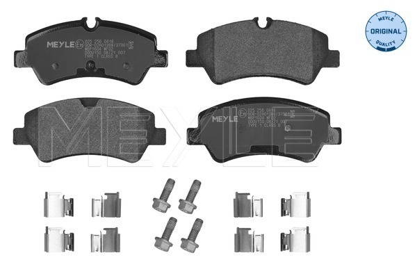 Brake Pad Set, disc brake (025 256 0418)