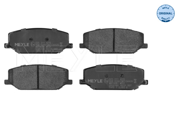 Brake Pad Set, disc brake (025 211 4215)
