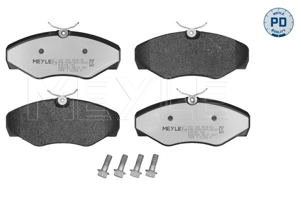 Brake Pad Set, disc brake (025 230 9918/PD)
