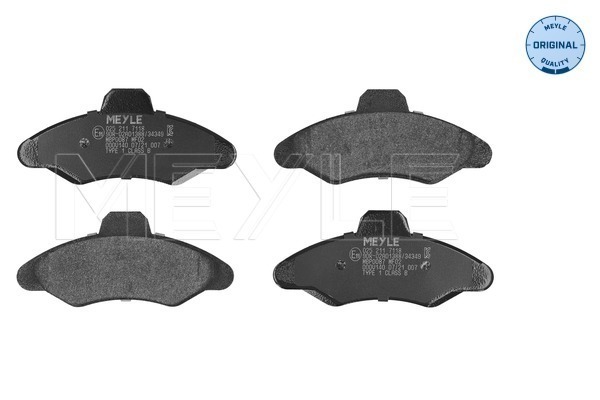 Brake Pad Set, disc brake (025 211 7118)