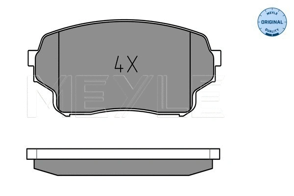 Brake Pad Set, disc brake (025 243 0115/W)