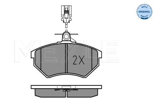 Brake Pad Set, disc brake (025 213 6619/W)