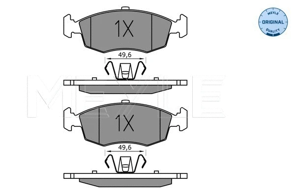 Brake Pad Set, disc brake (025 253 2317)