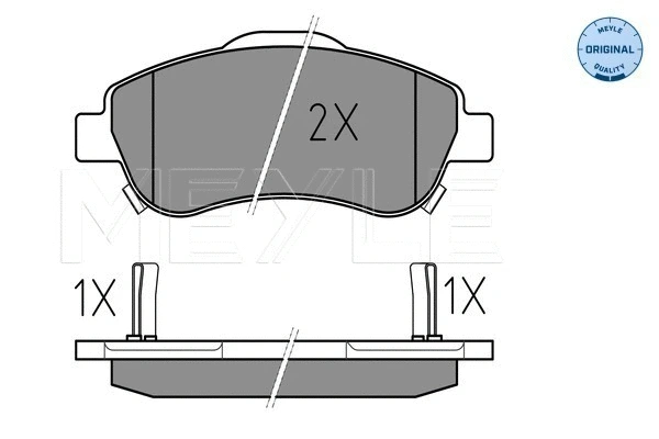 Brake Pad Set, disc brake (025 246 3819/W)