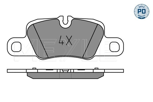 Brake Pad Set, disc brake (025 245 5416/PD)