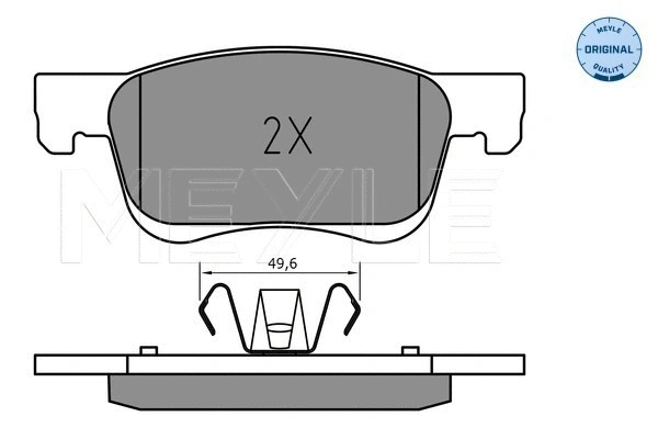 Brake Pad Set, disc brake (025 221 2318)