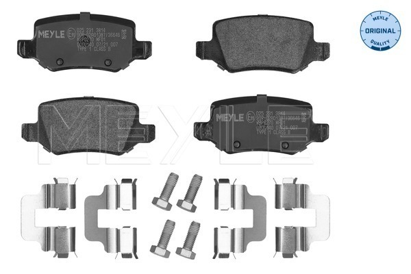 Brake Pad Set, disc brake (025 231 3814)
