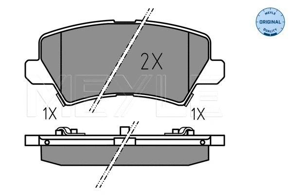 Brake Pad Set, disc brake (025 229 0115)