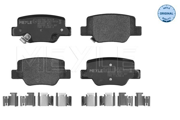 Brake Pad Set, disc brake (025 249 2616/W)