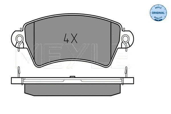 Brake Pad Set, disc brake (025 233 9617)