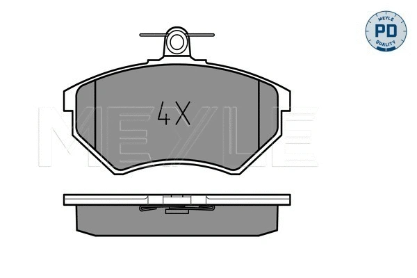 Brake Pad Set, disc brake (025 201 6819/PD)