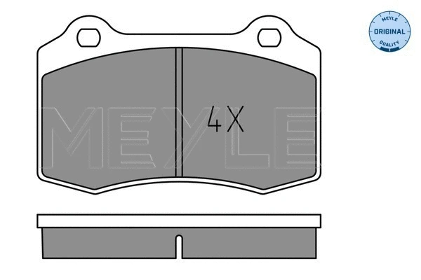 Brake Pad Set, disc brake (025 213 8115)