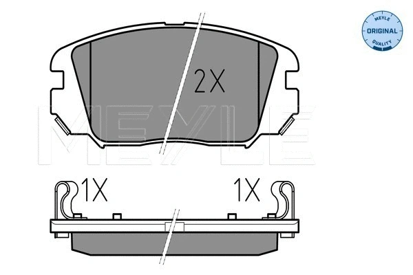 Brake Pad Set, disc brake (025 246 1817/W)