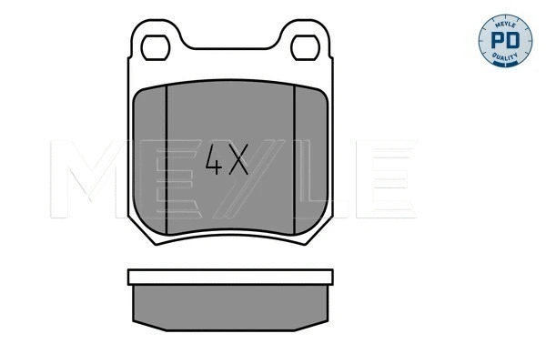 Brake Pad Set, disc brake (025 210 5015/PD)