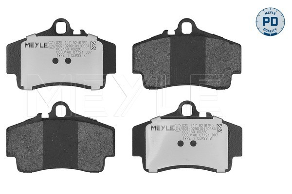 Brake Pad Set, disc brake (025 217 9216/PD)