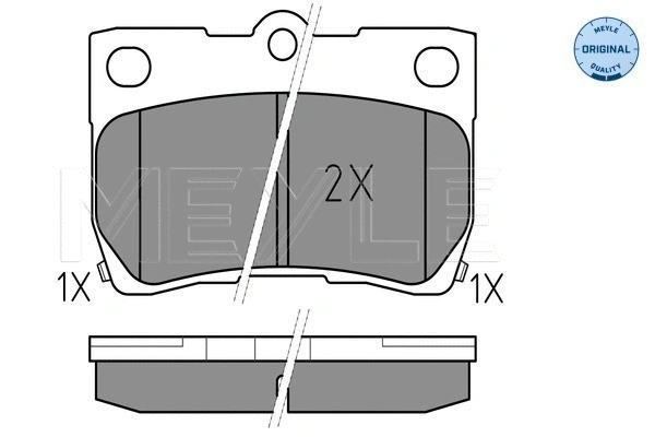 Brake Pad Set, disc brake (025 243 2315/W)