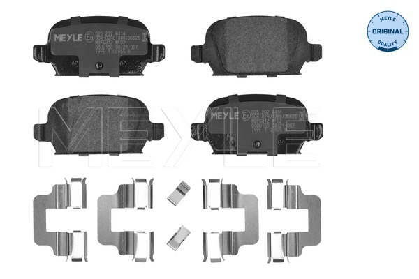 Brake Pad Set, disc brake (025 232 8414)