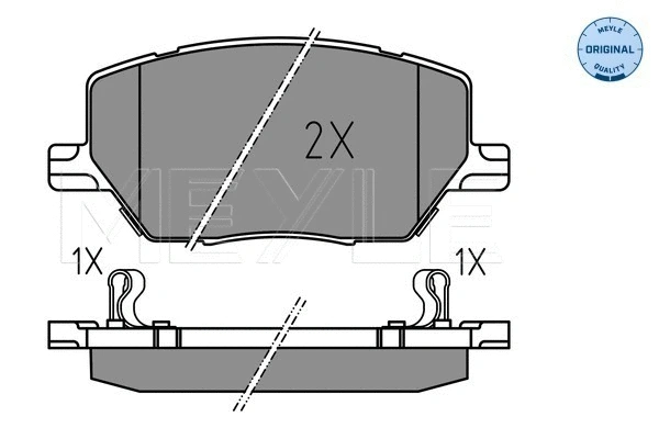 Brake Pad Set, disc brake (025 221 6520)