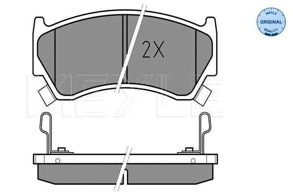 Brake Pad Set, disc brake (025 230 0415/W)