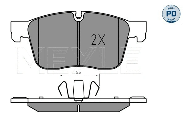 Brake Pad Set, disc brake (025 223 0218/PD)