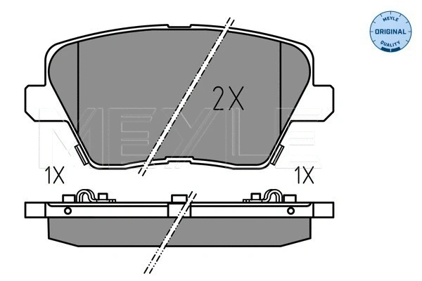 Brake Pad Set, disc brake (025 226 7516)