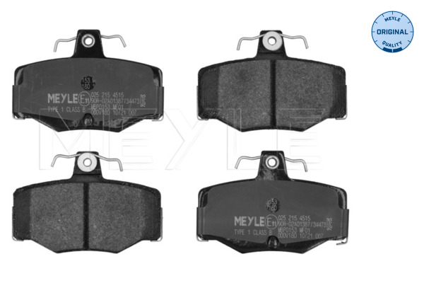 Brake Pad Set, disc brake (025 215 4515)