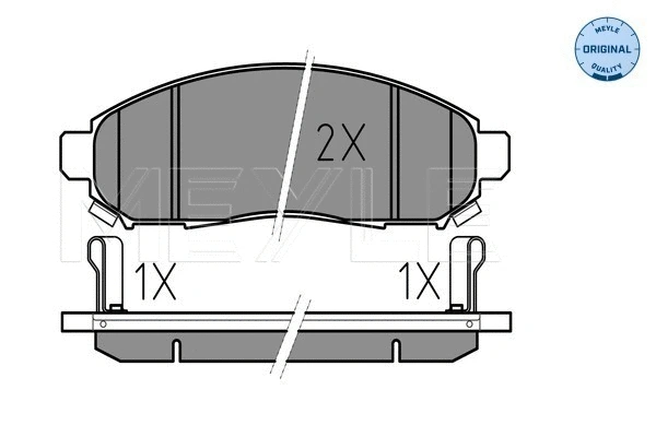 Brake Pad Set, disc brake (025 242 2716/W)