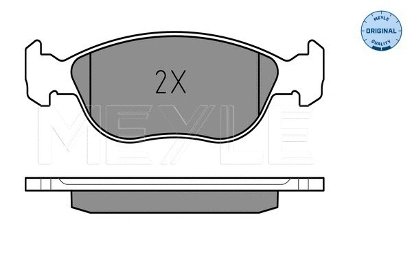 Brake Pad Set, disc brake (025 219 2818)