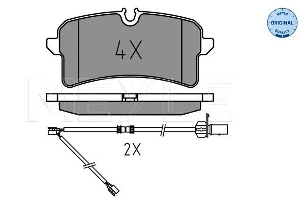 Brake Pad Set, disc brake (025 246 4317)