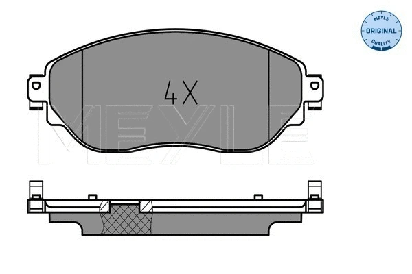 Brake Pad Set, disc brake (025 220 8718)