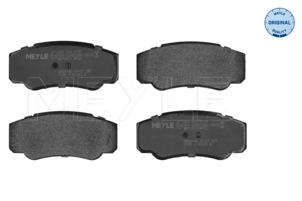 Brake Pad Set, disc brake (025 239 2120)