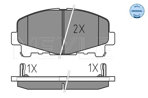 Brake Pad Set, disc brake (025 247 6616)