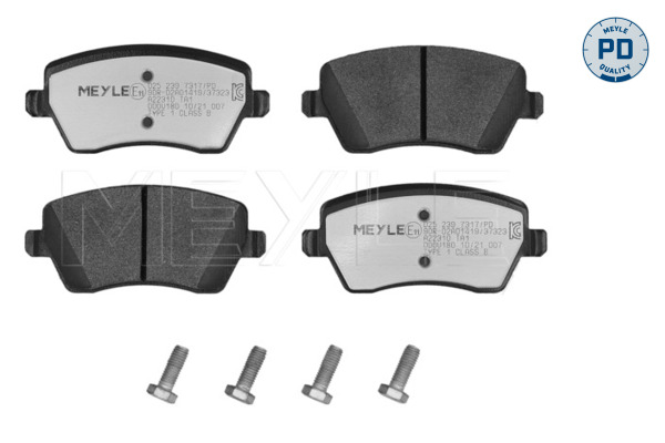 Brake Pad Set, disc brake (025 239 7317/PD)