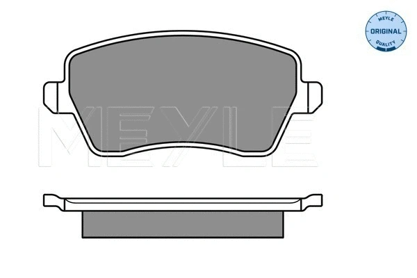 Brake Pad Set, disc brake (025 244 0317/W)