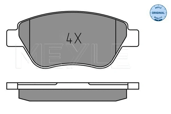 Brake Pad Set, disc brake (025 237 0718)