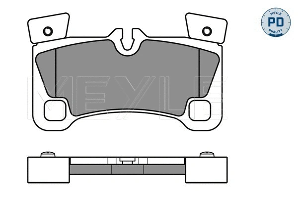 Brake Pad Set, disc brake (025 242 9616/PD)