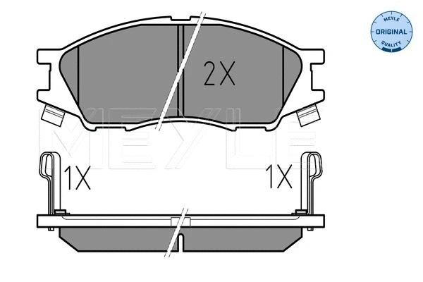 Brake Pad Set, disc brake (025 246 4815/W)