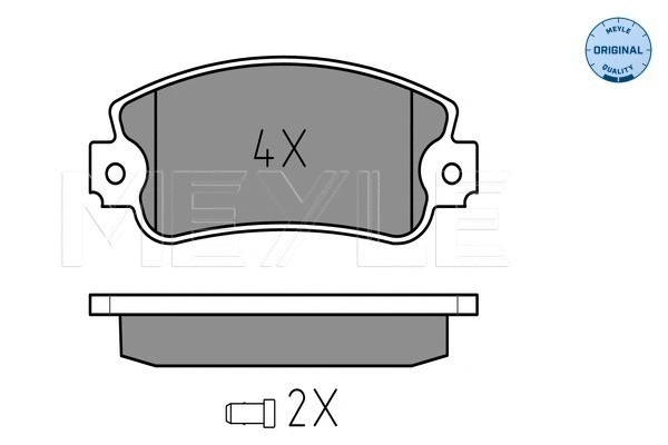 Brake Pad Set, disc brake (025 209 5018/W)