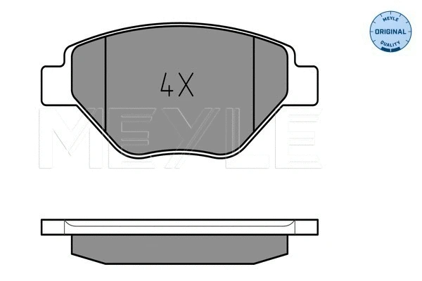 Brake Pad Set, disc brake (025 239 3418)